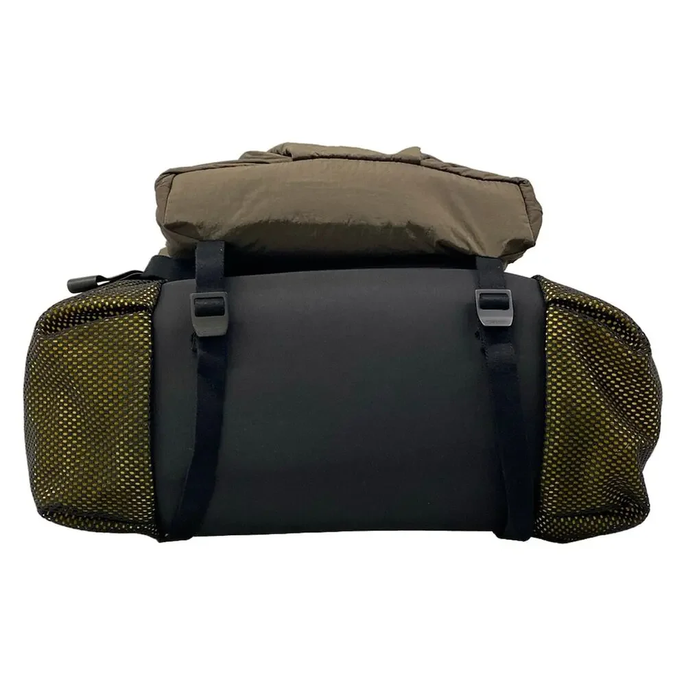 Bottega Veneta Backpack Dark Brown Black Yellow